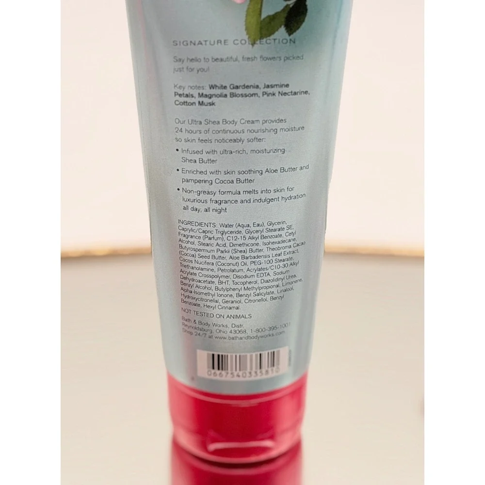 Bath & Body Works Hello Beautiful Ultra Shea Body Cream 8oz Floral Scent Fresh